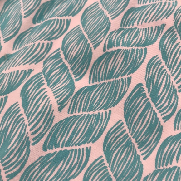 NWT Lauren James Dress Womens M Blue Green Ocean Palm Caroline Beach Resortwear - Picture 7 of 10